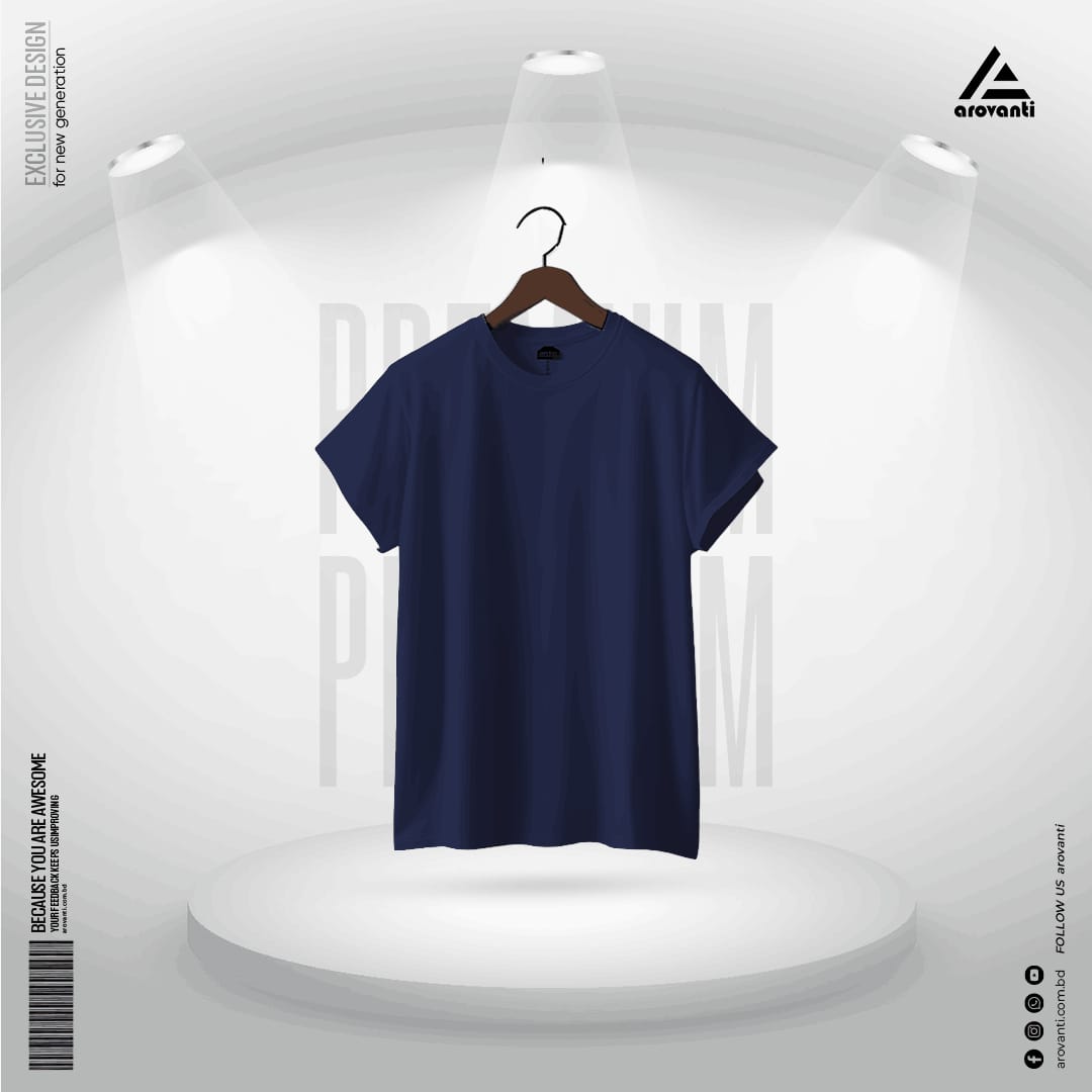 Solid T-Shirt - Navy